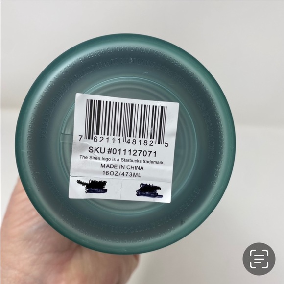 STARBUCKS LIMITED EDITION Mint Etched Ribbon Swirl Tumbler - Picture 6 of 7